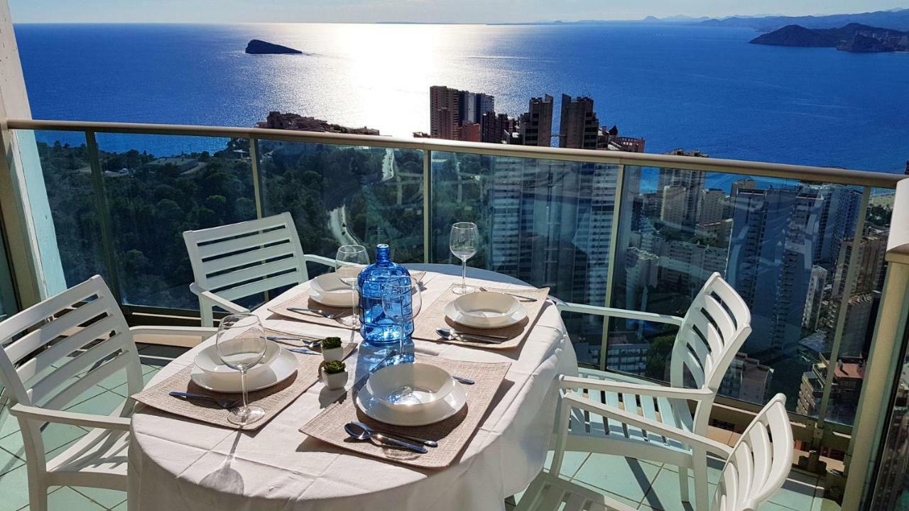 Highrise Apartment With Private Terrace & Sea Views - 34Th Floor Бенидорм Экстерьер фото